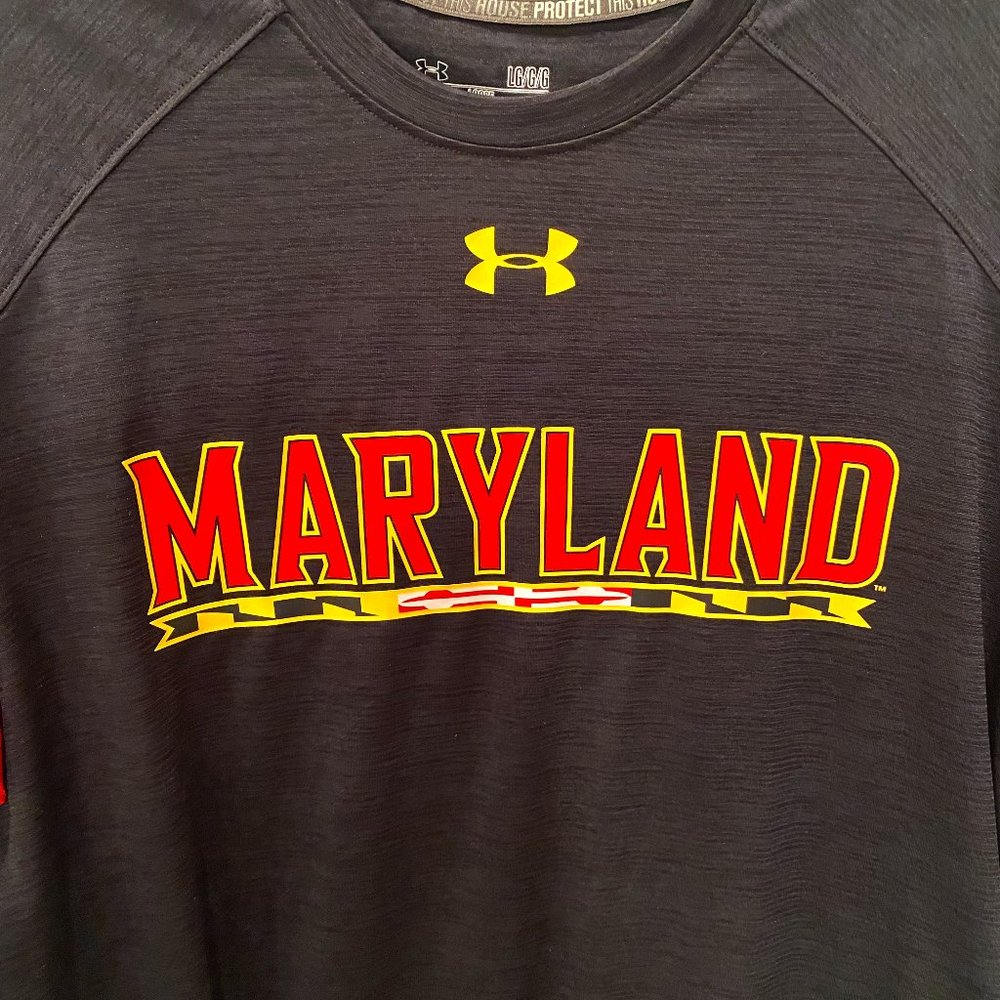 Maryland Terrapins, Under Armour, Heat Gear, short-sleeve